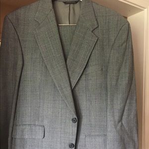 Men’s Gray/black/blue Suit